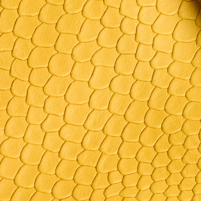 Ace Belt Bag - Leather Yellow Boa