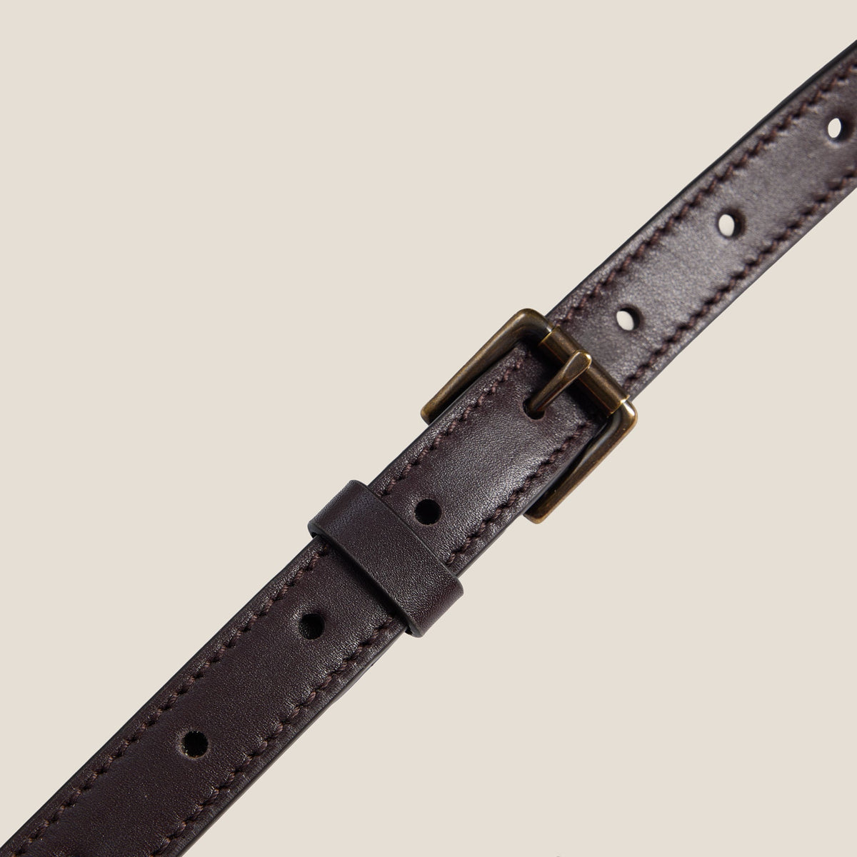 Adjustable Crossbody Strap - Leather Espresso