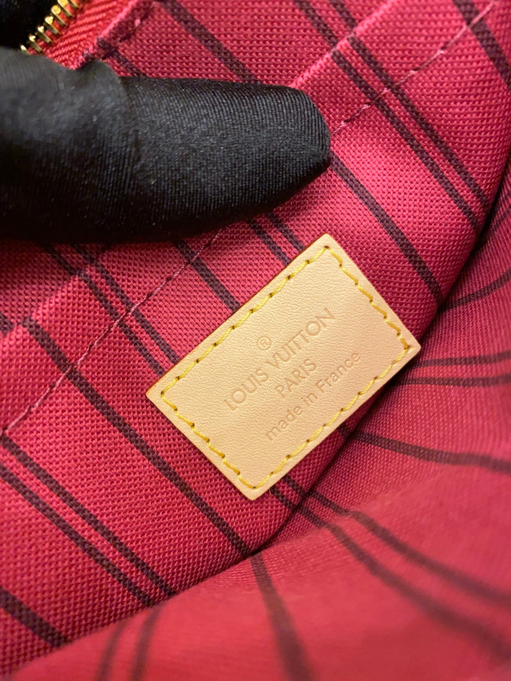 Louis Vuitton Tote Leather Bag