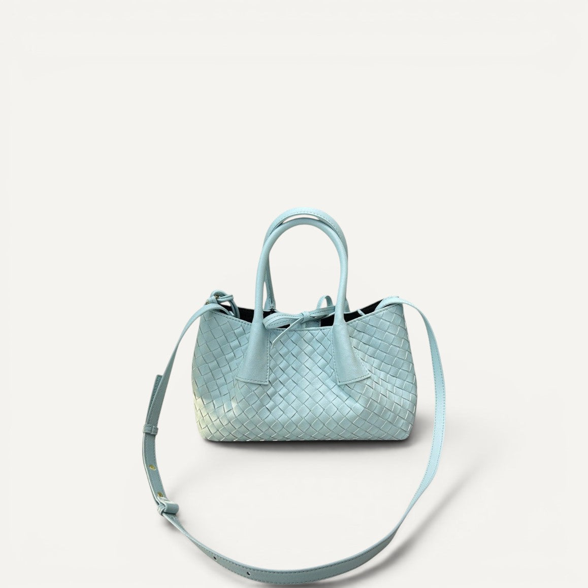 Sable -  Leather Woven Tote Bag
