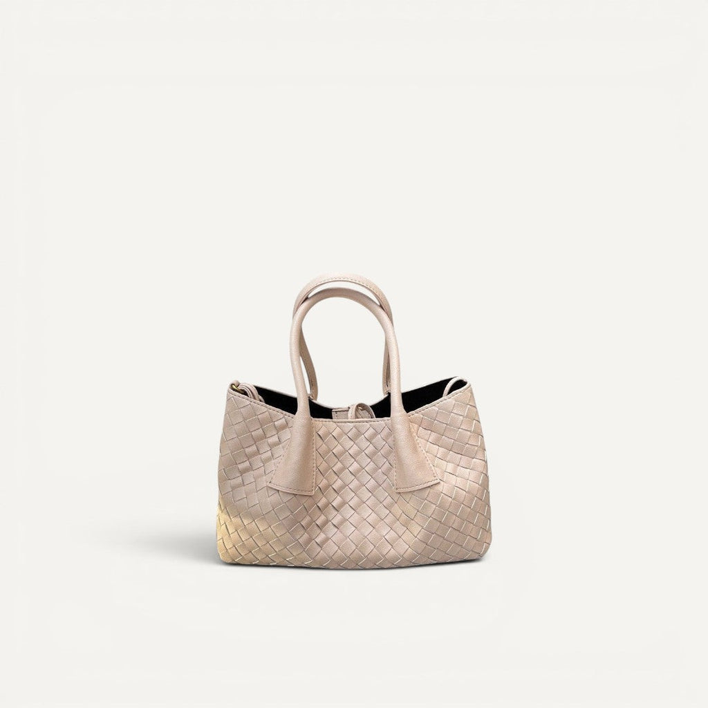 Sable -  Leather Woven Tote Bag