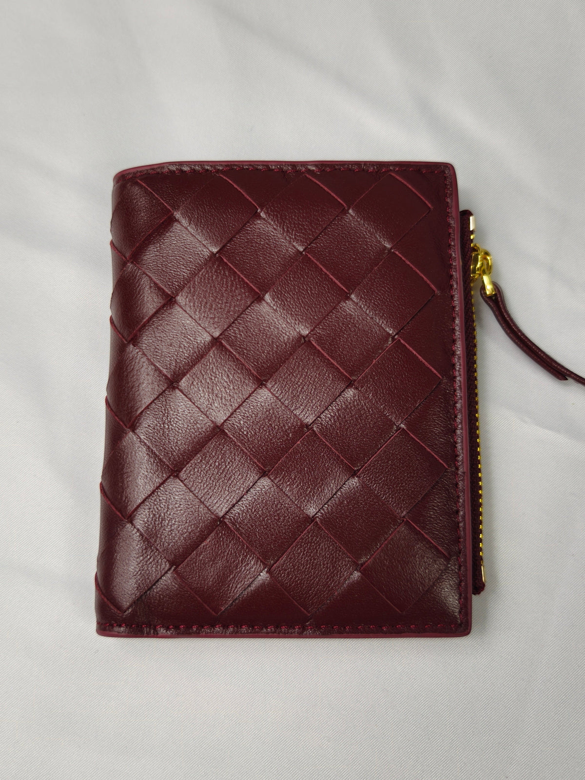 Lola Sheepskin Woven Wallet