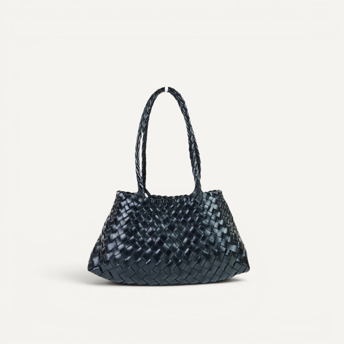 Opal Woven Full-Grain Leather Tote Bag