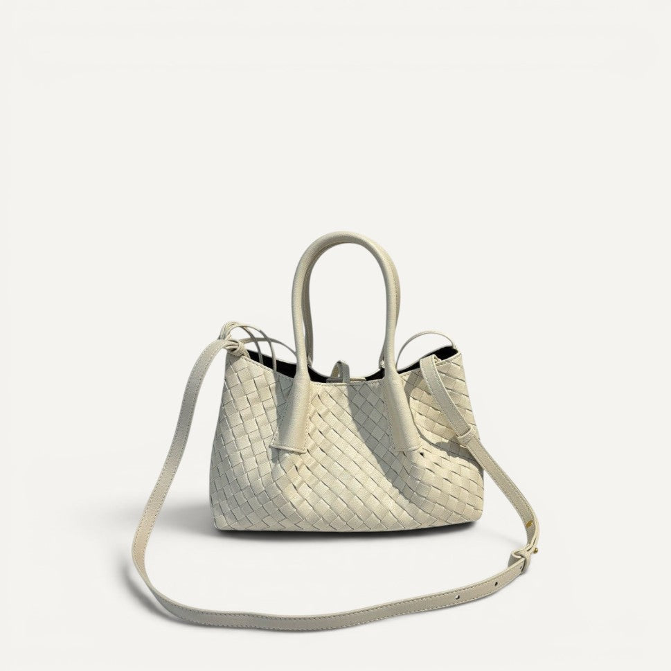 Sable -  Leather Woven Tote Bag